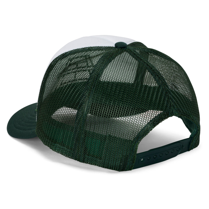 Forest Green Tennis Court Foam Snapback Trucker Hat