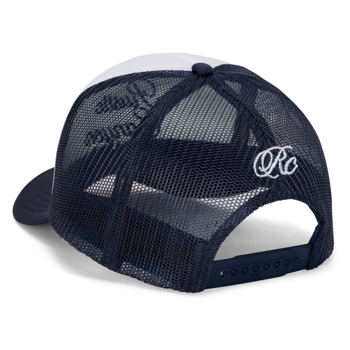 Navy RCTC Script Foam Snapback Trucker Hat